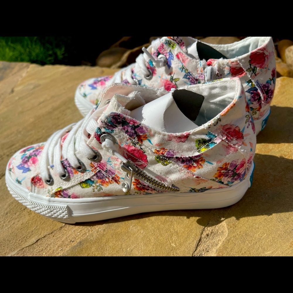 Blowfish Floral Sneakers High Tops